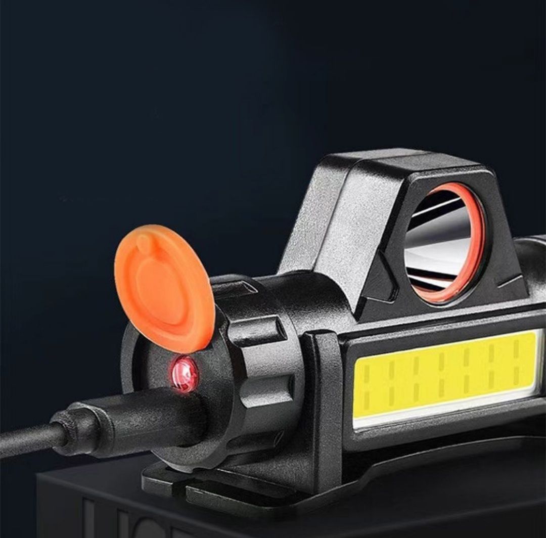 Продам фонарь ліхтар налобный с аккумулятором ,магнитом и регулировкой