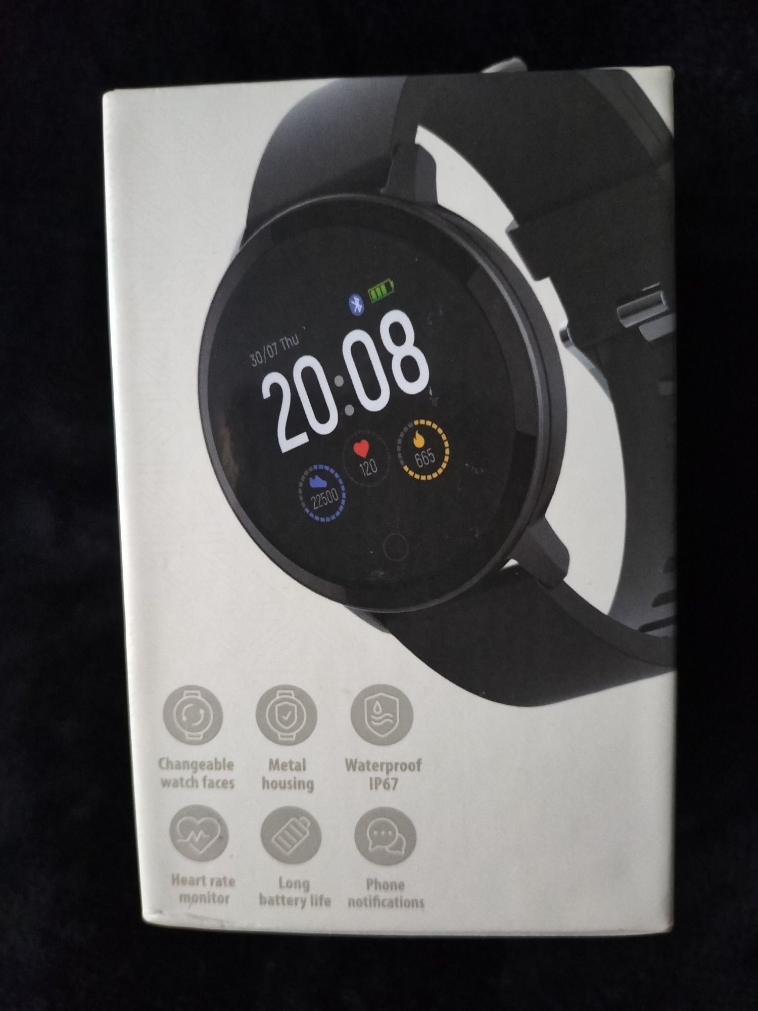 Zegarek smartwatch czarny