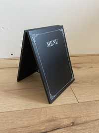 Tabliczka do pisania kredą ozdoba do domu z napisem menu czarna