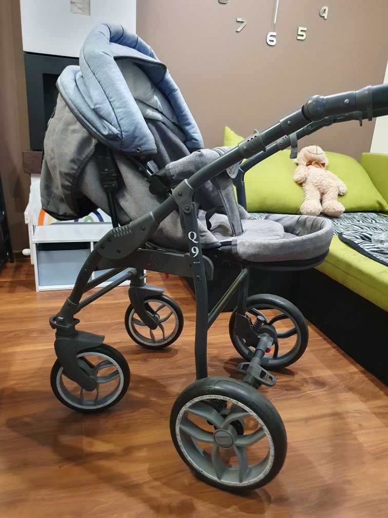 Wózek 3w1 baby merc 3w1 plus baza isofix pod nosidło