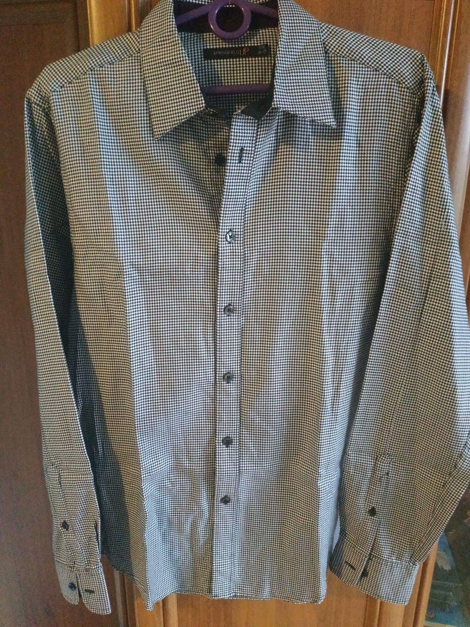 Рубашка унисекс р 46, модный принт