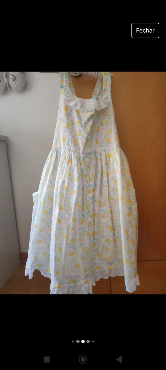 Vestido Primavera/verão tam 6/7anos