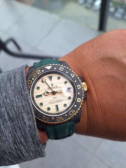 Rolex DiW GMT - Master II Carbon desert