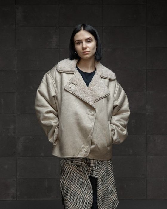 Бежева дублянка