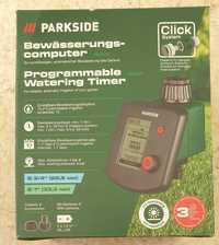Электронный контроллер полива зеленый Parkside