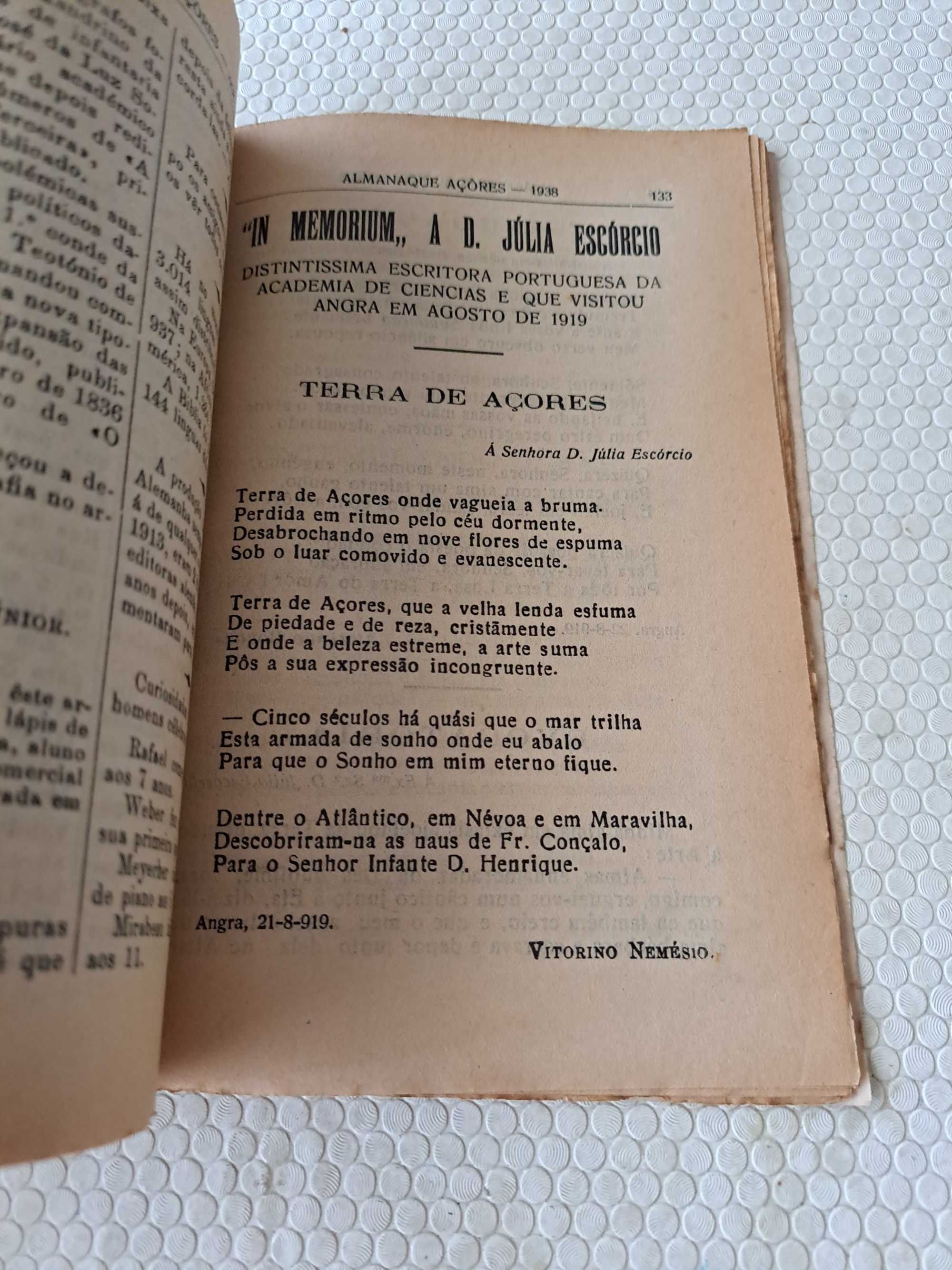 Almanach Açores 1938