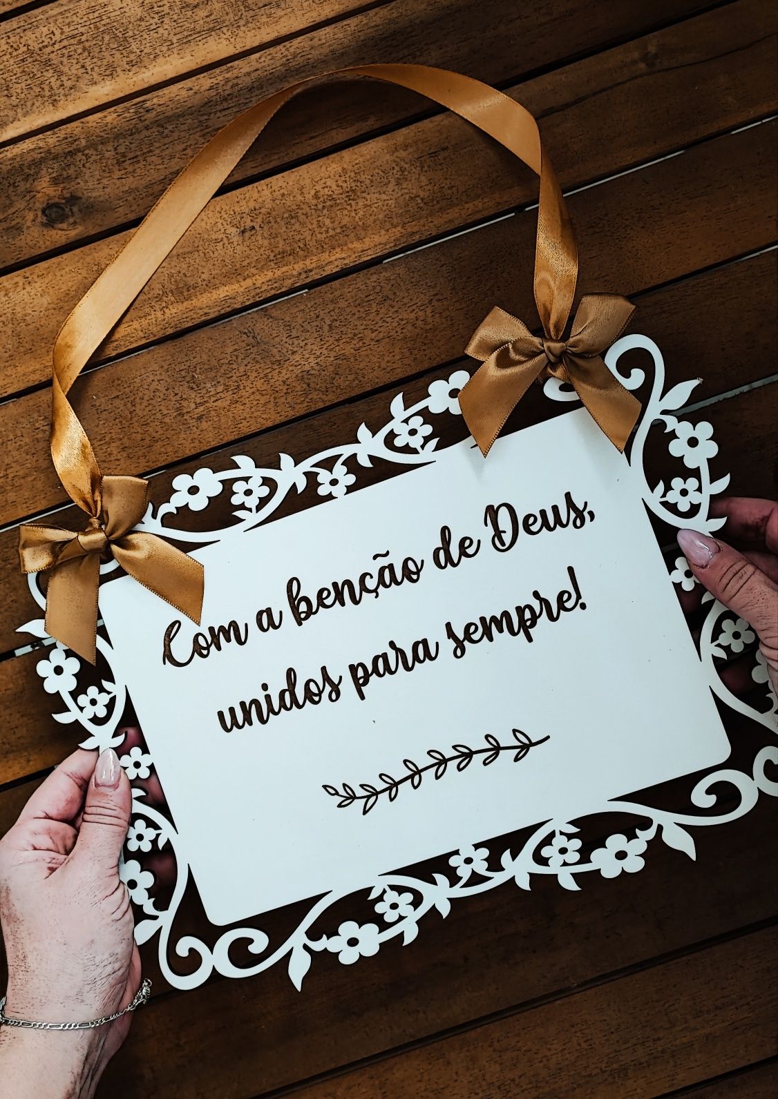 Placas de entrada casamento