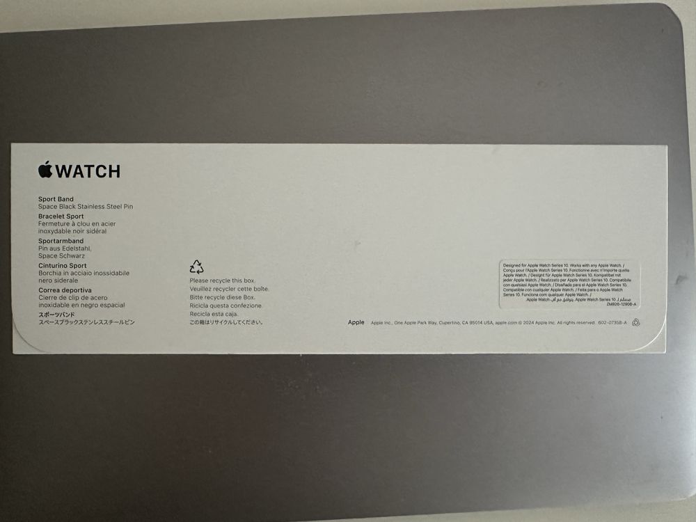 Oryginalna opaska Apple iWatch Midnight