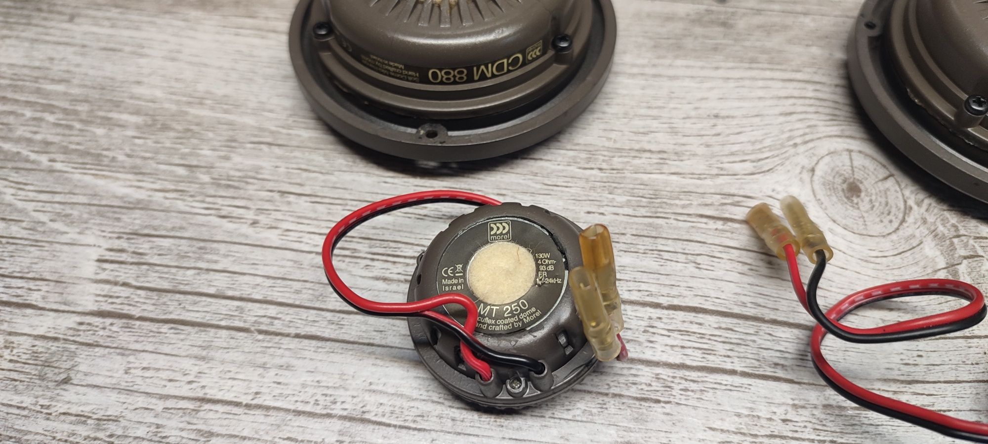 Głośniki Zestaw 3 drożny morel elate TI MXR380, CDM880, MT250 .