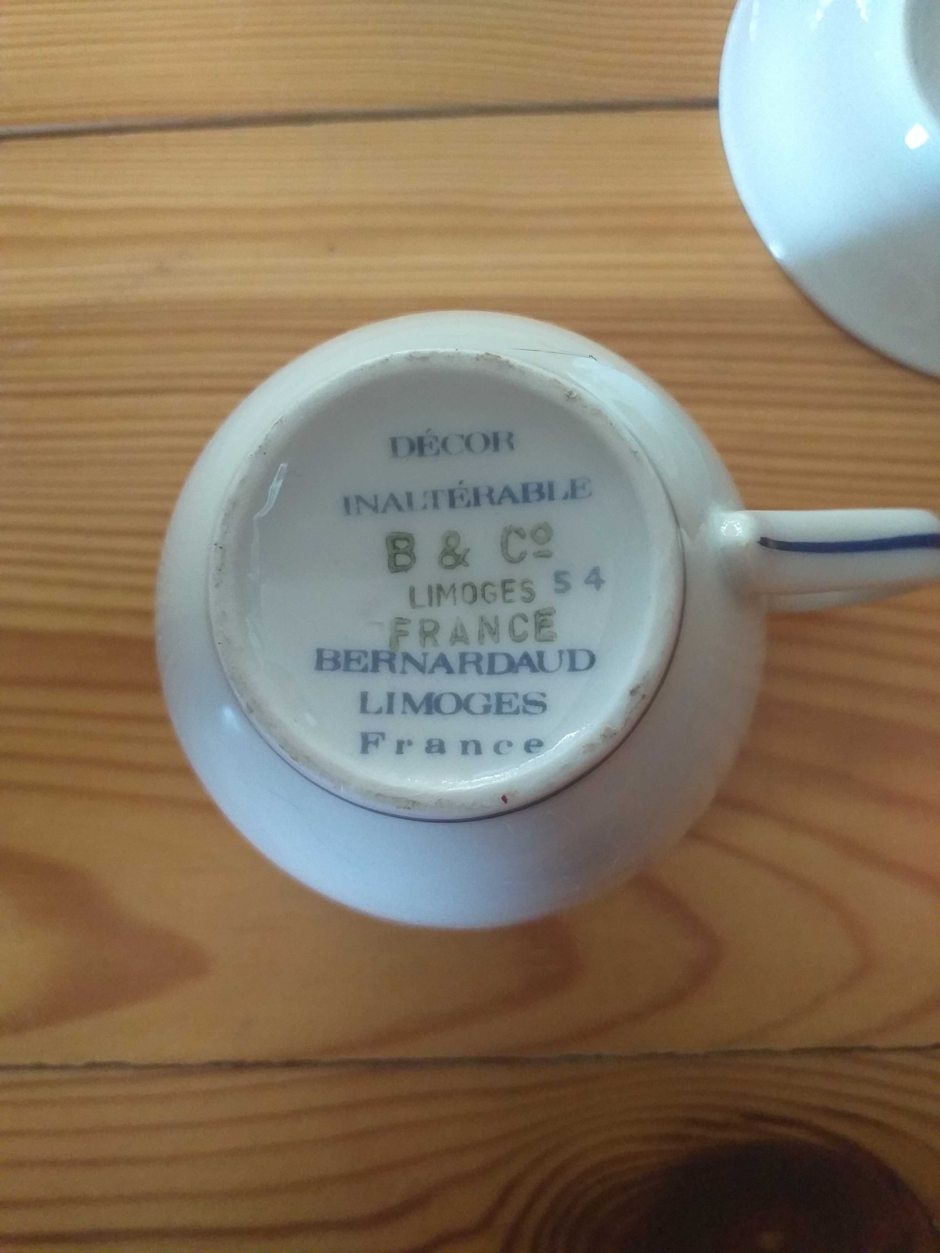 Mini serwis kawowy Bernardaud sygnowany