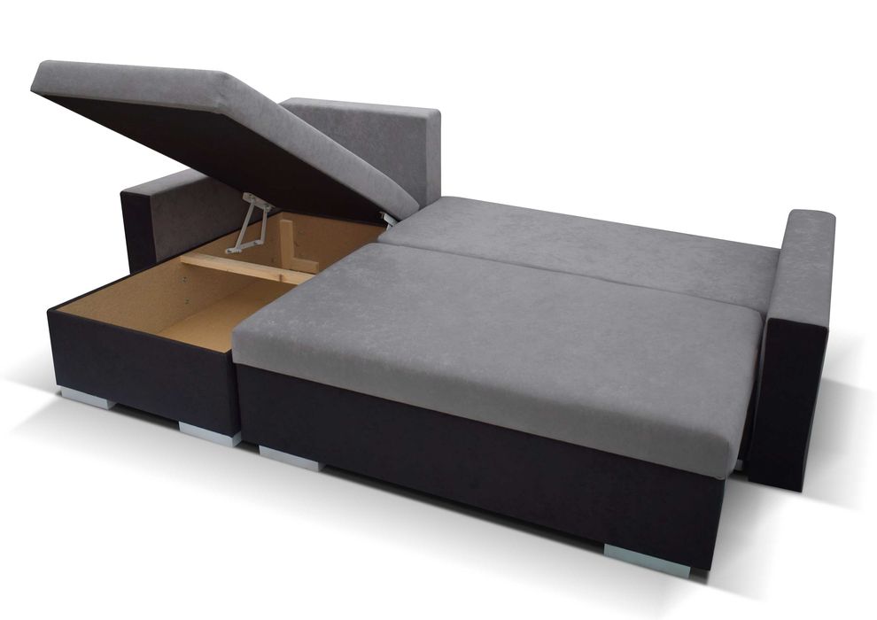 Narożnik Do Salonu JOY Kanapa Sofa Rozkładana 2 Pojemniki Na Pościel !