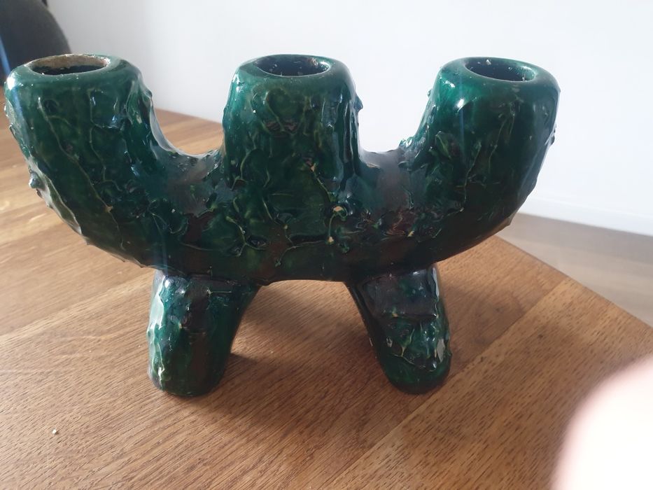 Świecznik wazon trojak Marcin prl