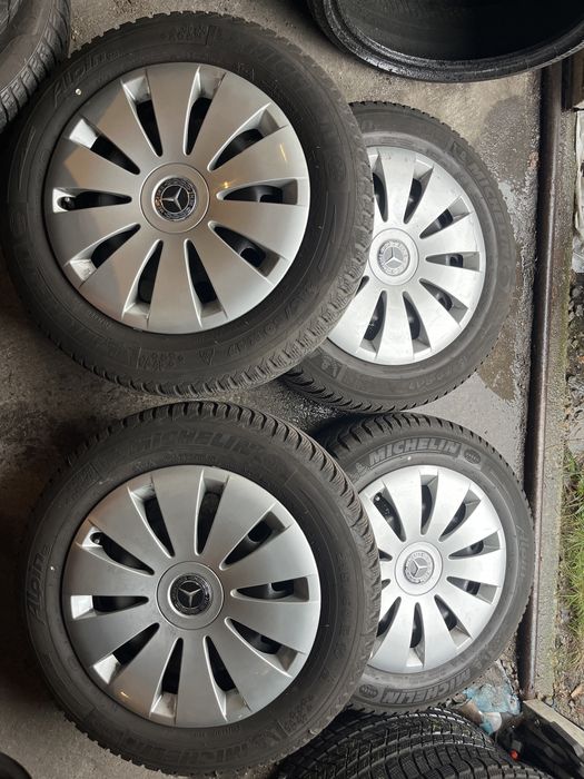 4x Koła Stalowe 17” Mercedes Vito GLA Zimowe Michelin Alpin 215/60/17
