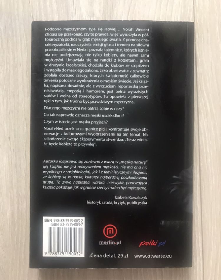 Norah Vincent Mężczyzna od podstaw