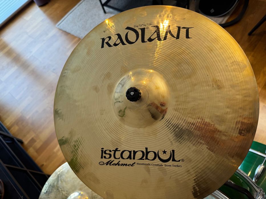 Tama Rockstar Emerald Green + talerze Istanbul Mehmet Radiant + HW