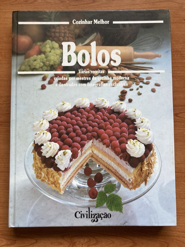 Livro Bolos – Várias receitas - Cozinhar melhor