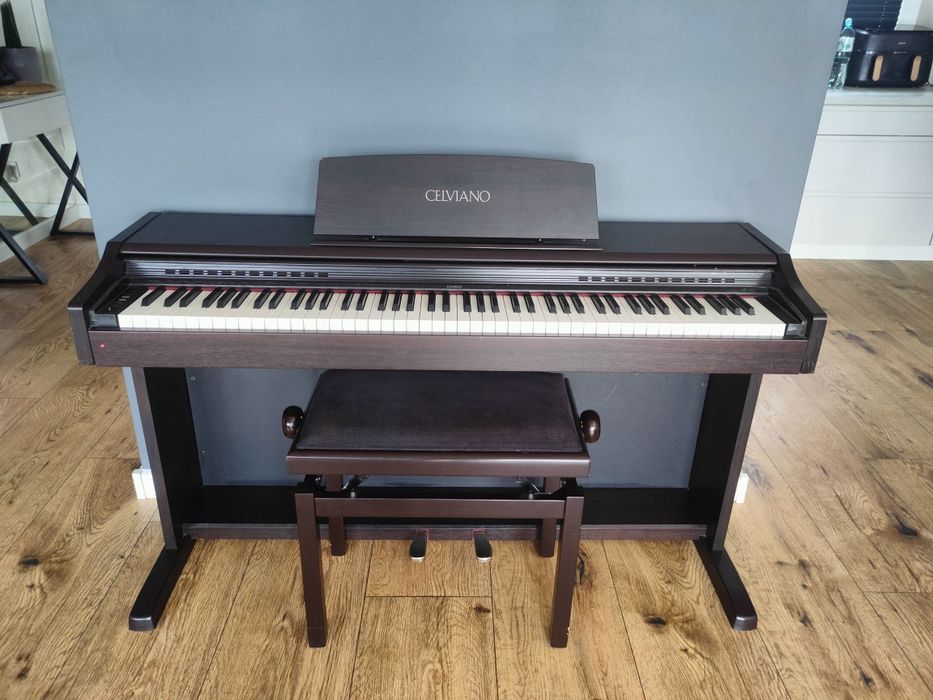 Pianino elektryczne drewniane CELVIANO