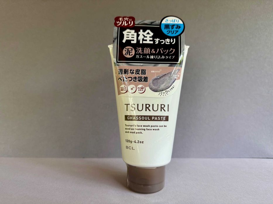 Japońska pasta do mycia twarzy Tsururi Ghassoul Paste Face Wash 120 g