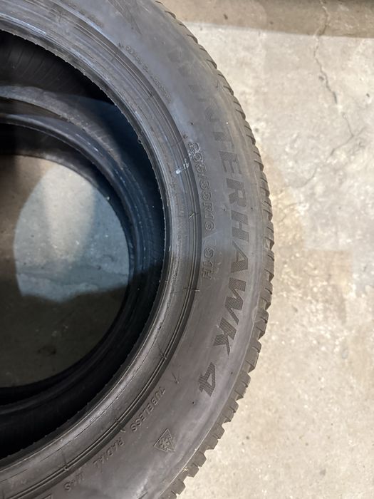 Dwie opony zimowe 205/55/16 Firestone
