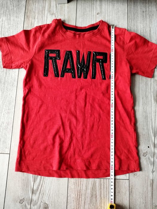 T-shirt 134, koszulka Reserved czerwona