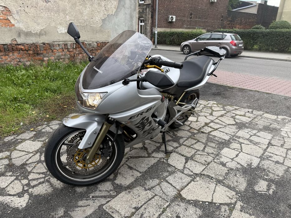 Kawasaki er6f 650 wtrysk. nowe opony s21, dodatki