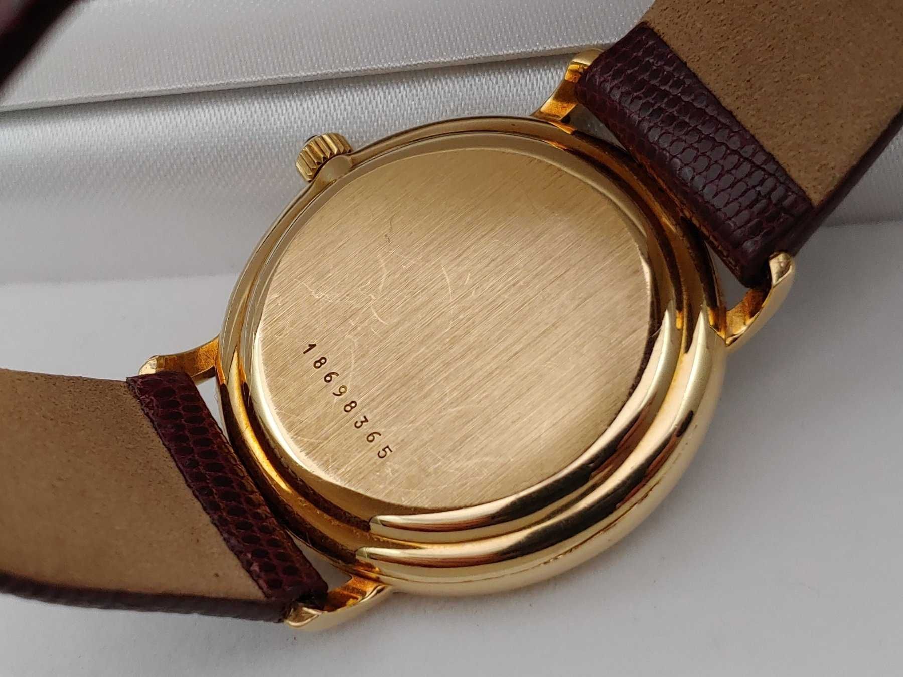 złoty zegarek longines 18k automat