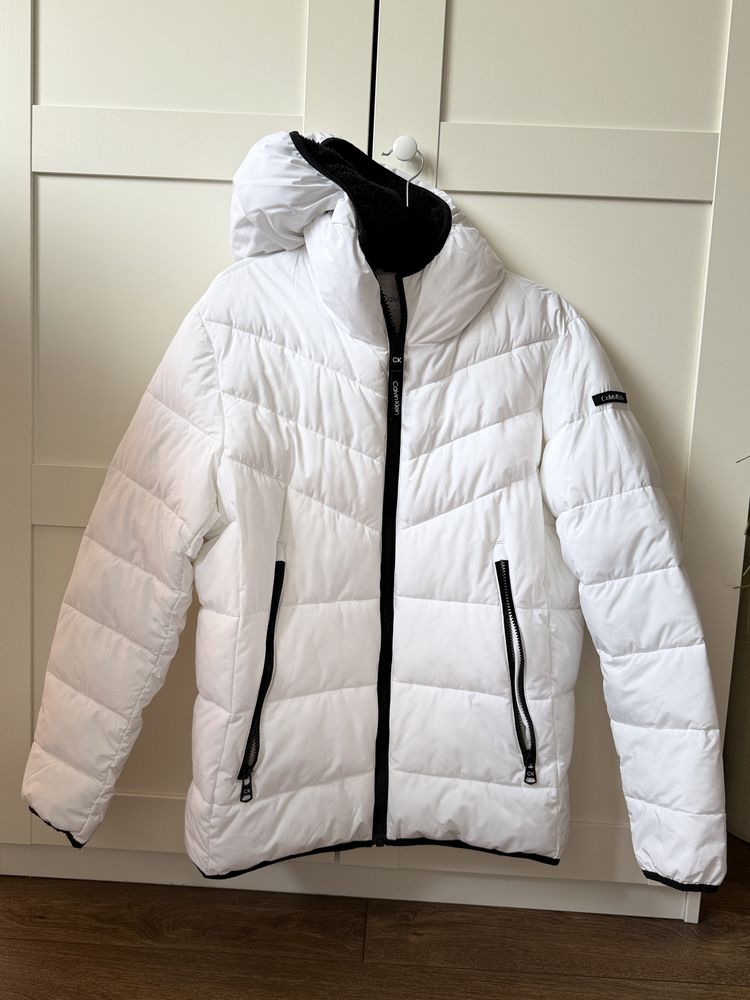 Kurtka zimowa puchowa calvin klein - rozmiar m