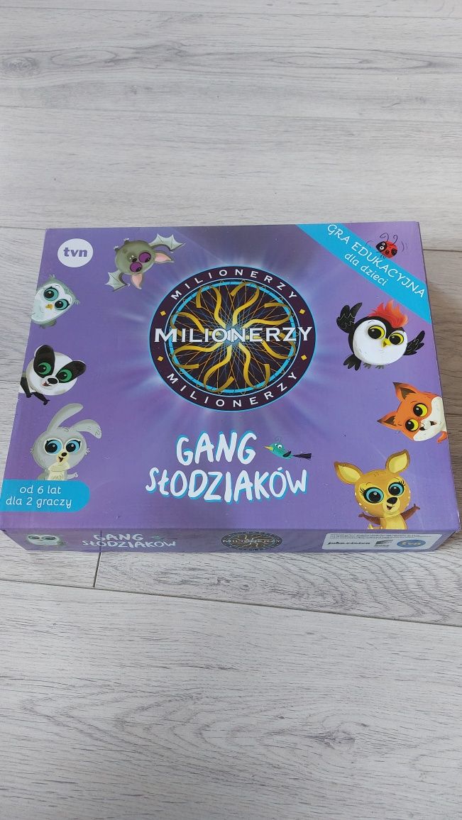 Gra Edukacyjna Milionerzy Gang Słodziakow 6 lat +
