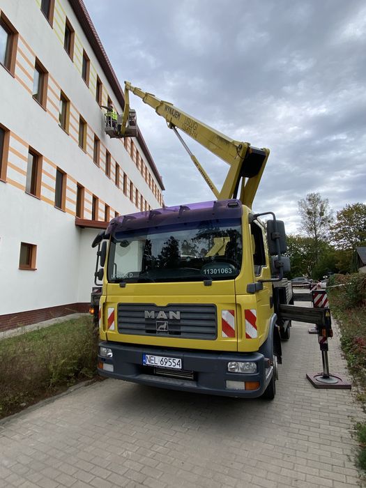 Uslugi podnosnikiem koszowym 30 m wzwyzka