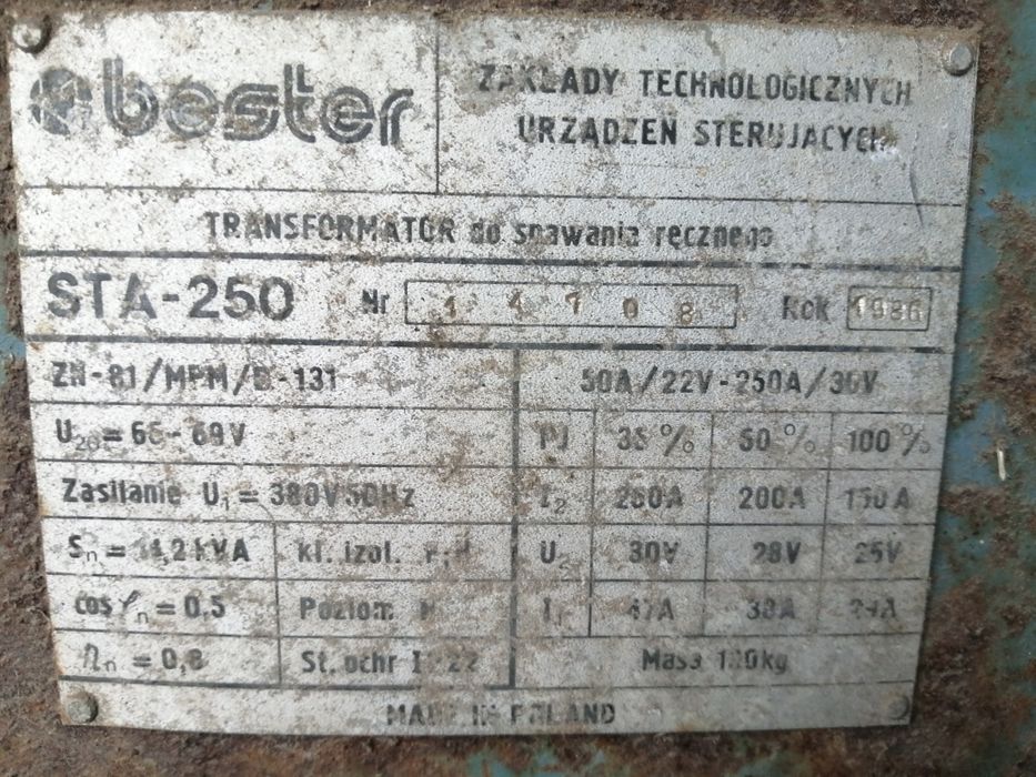 Spawarka Bester STA 250