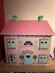 Domek dla lalek drewniany + meble