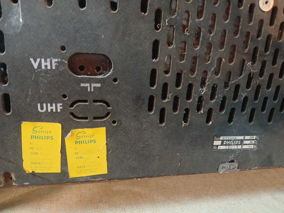Antiga TV Televisão Philips