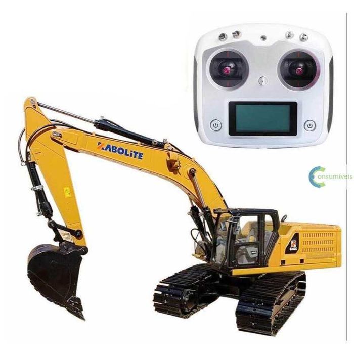 Huina Kabolite K336 - RC Escavadora Hidráulica 1:16 RTR 100% em Metal