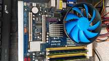 Комплект Intel Core Q9400. Asrock G41C-VS. DDR3 8 Gb. Deepcool.