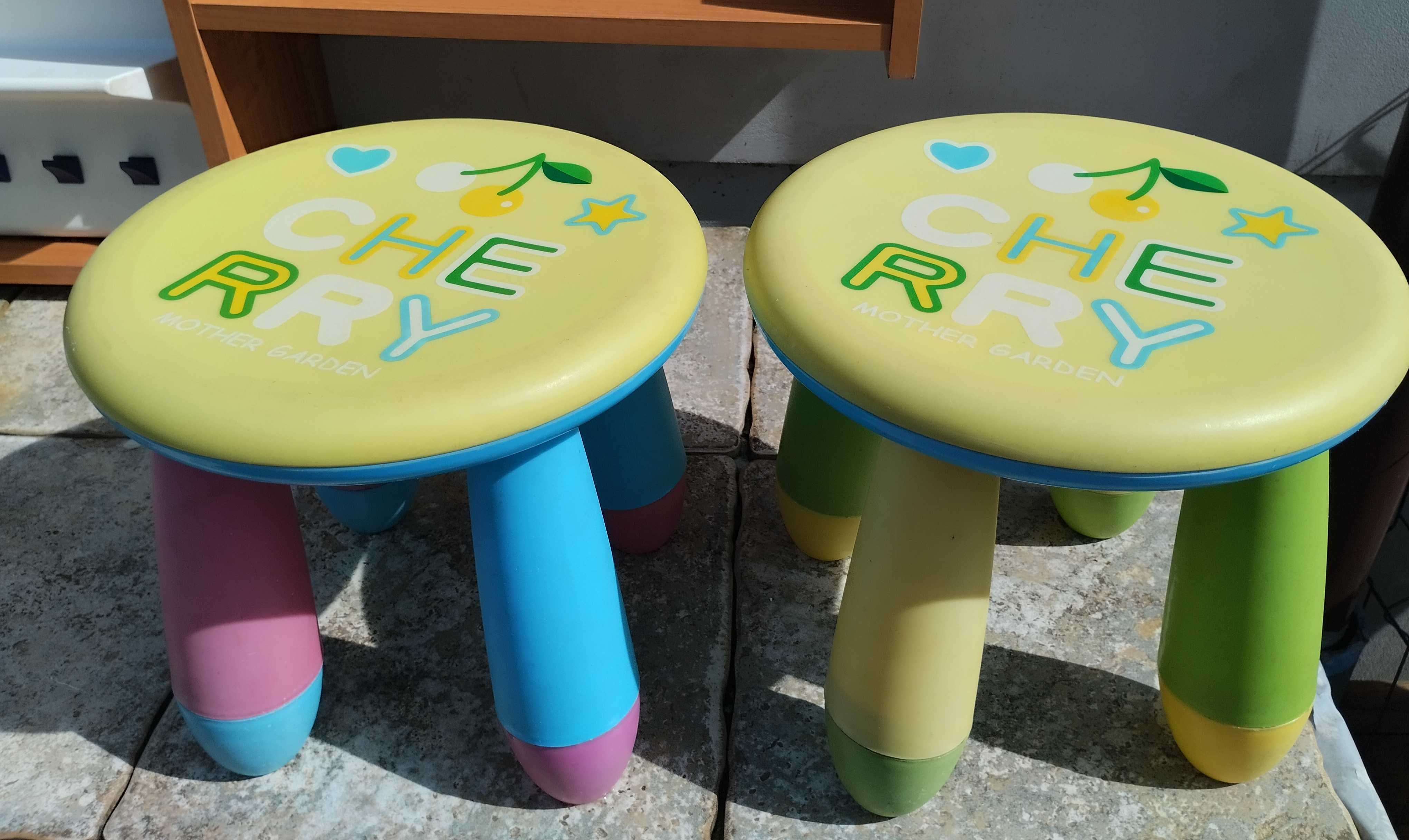 2 x stołek taboret dziecięcy