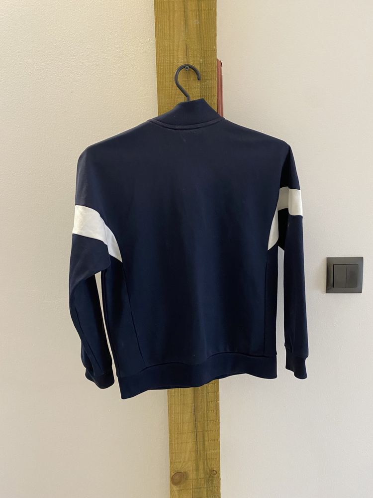 Granatowa bluza zapinana sportowa Adidas 140