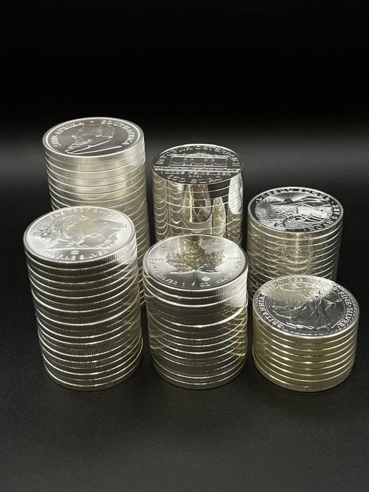 Монети срібні інвестиційні 999. На опт від 10-20-100шт...