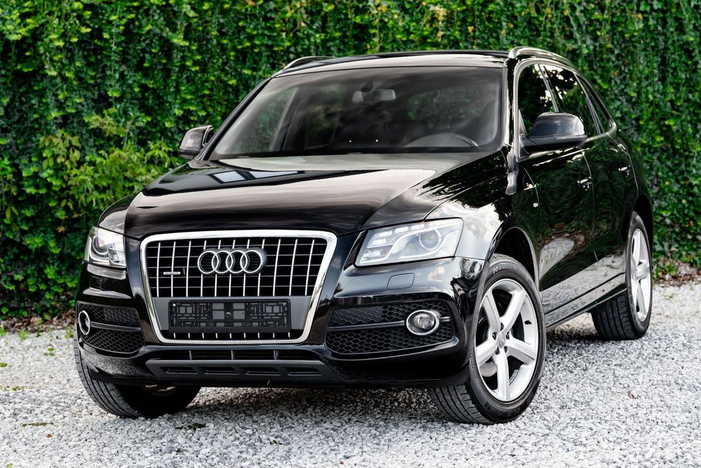 Audi Q5 2.0T 211KM Quattro S-Line Półskóra Grz. Fot Nav Tempomat PDC ADS Serwi