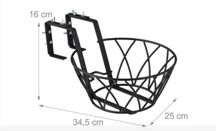 Uchwyt na doniczki balkonowe 3szt.