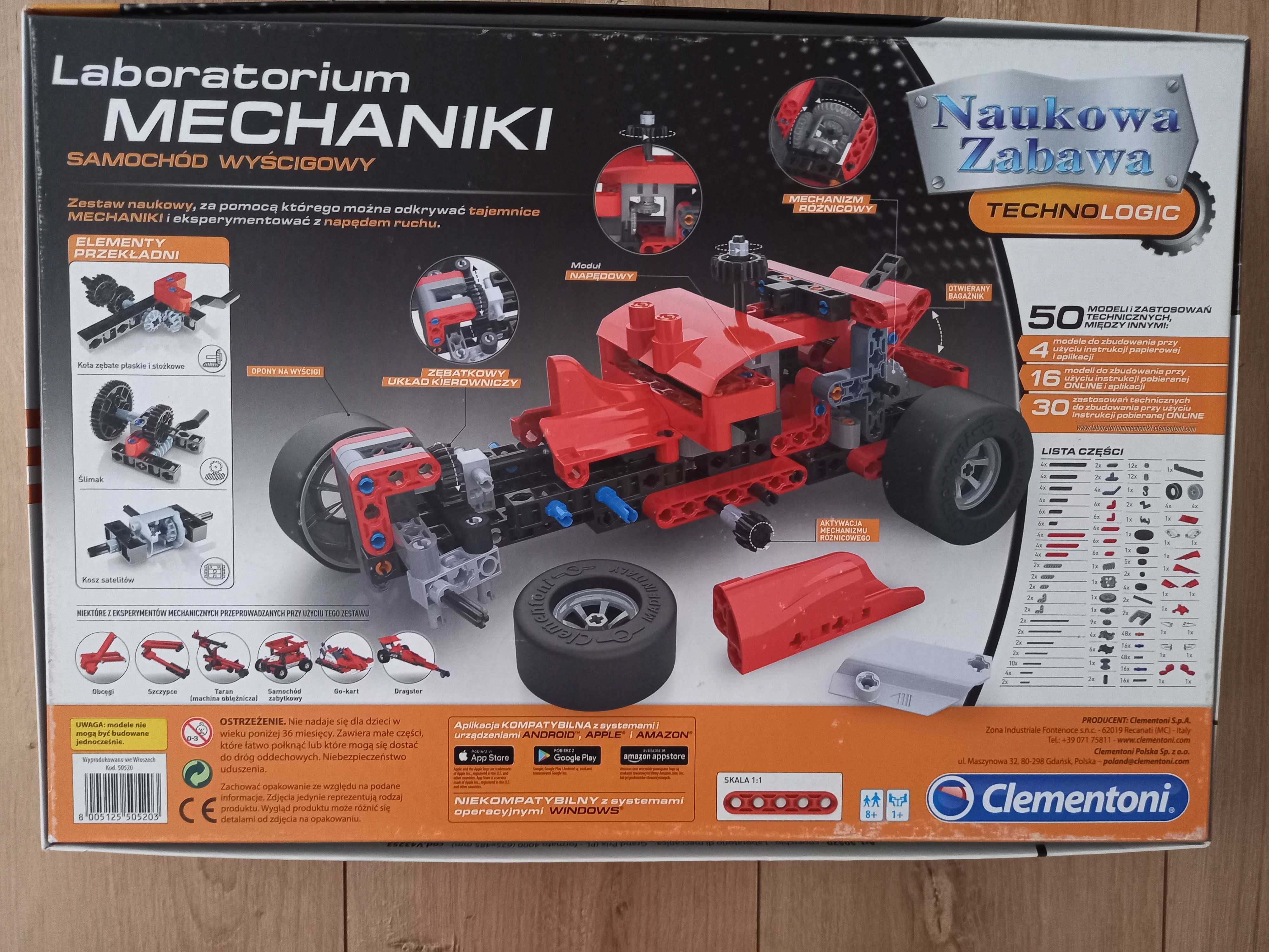 Laboratorium Mechaniki samochód wyścigowy
