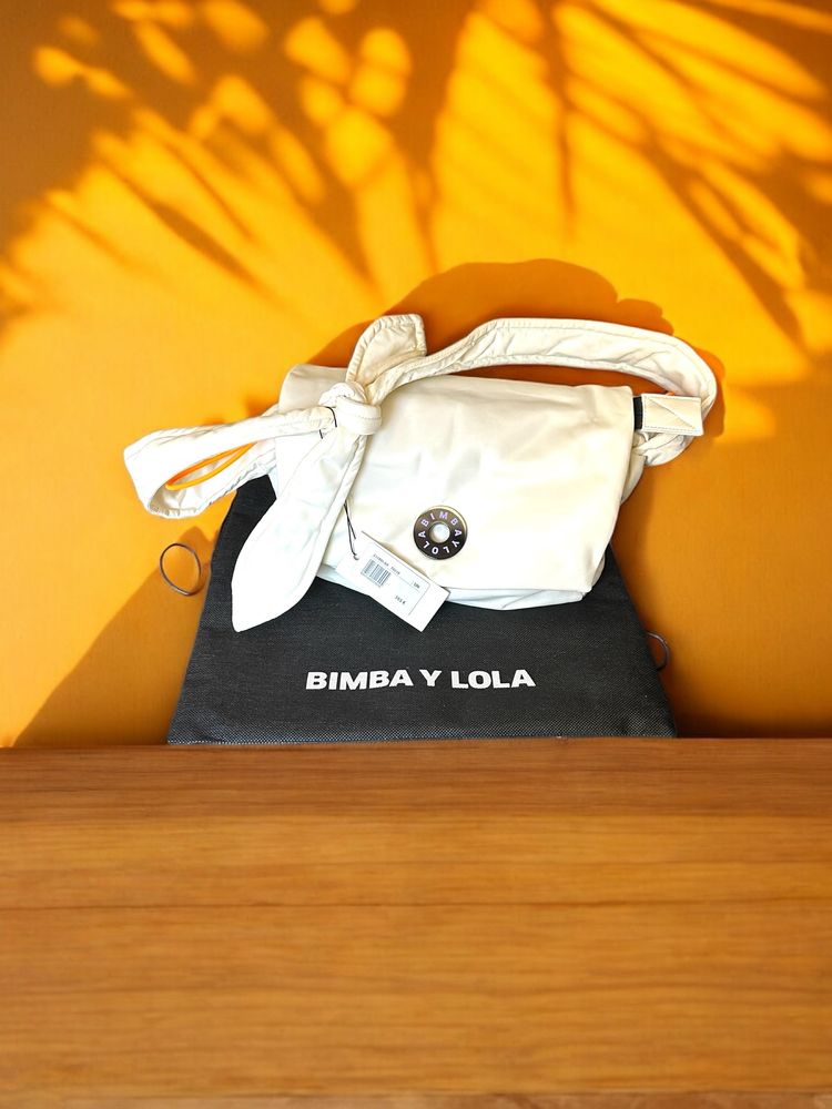Bimba Y Lola White Shoulder Bag