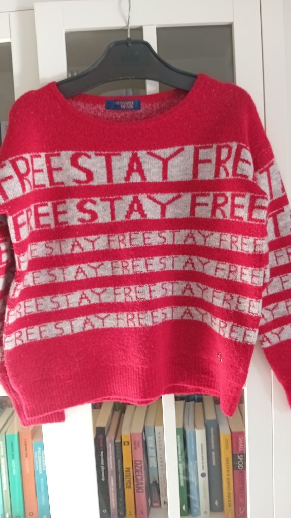 Trussardi sweter sweterek oversize