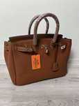 Torebka torba do ręki ala hermes birkin camel