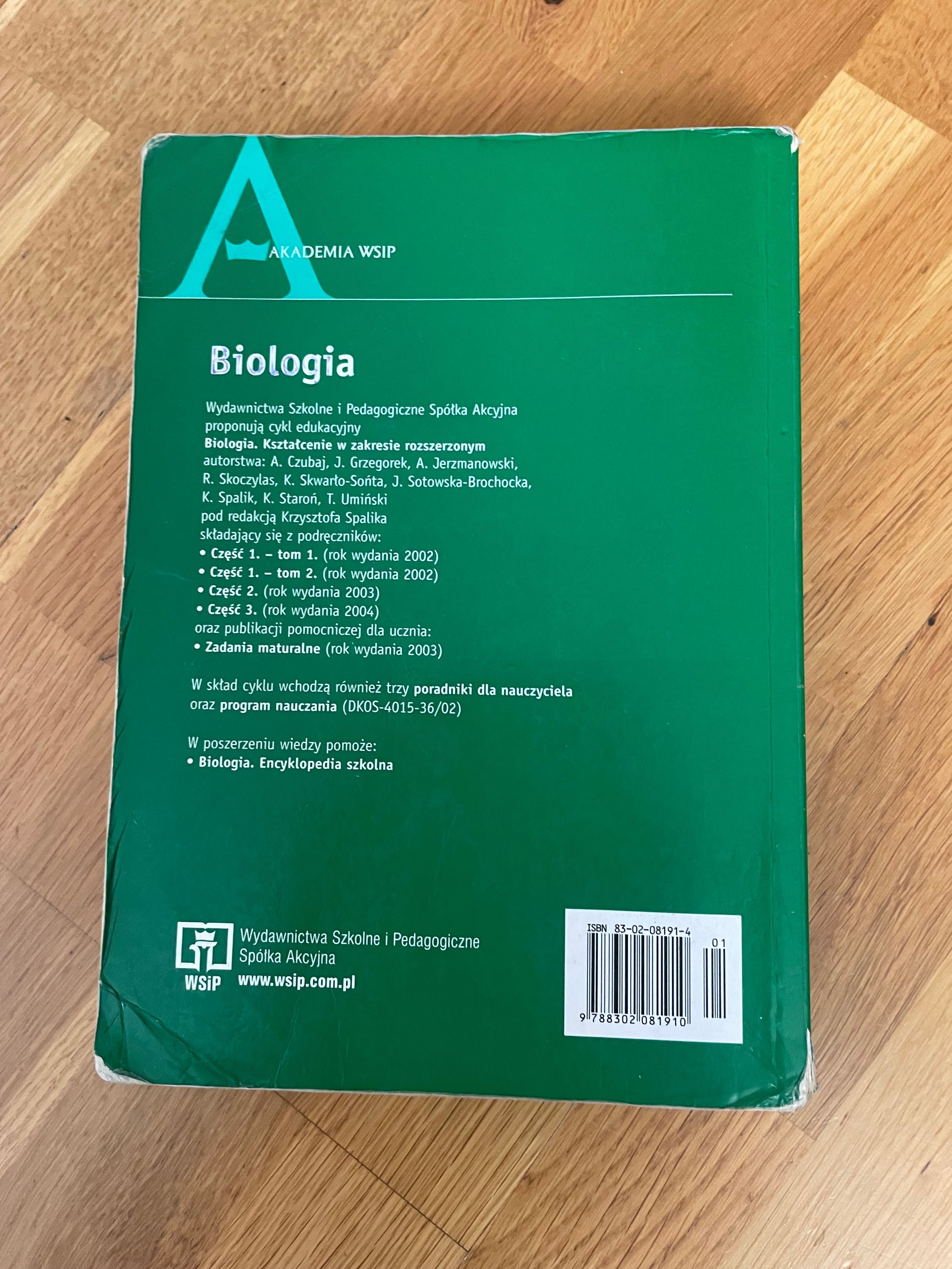 Biologia cz.1 tom 1 Krzysztof Spalik