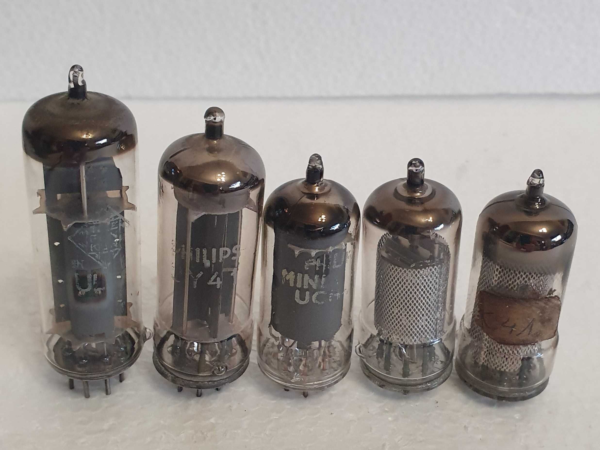 Válvulas de eletrónica antigas