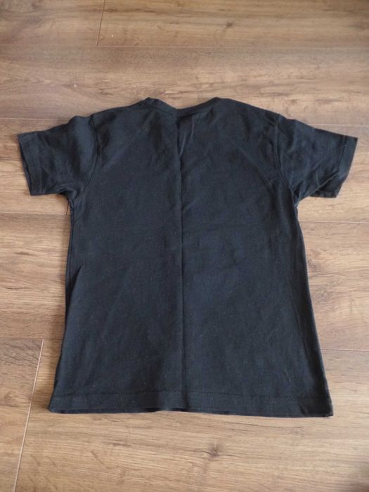 Czarna bluzka krótki rękaw t-shirt Move Your Body R. 7-8 lat