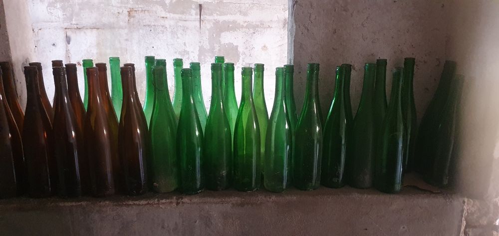 Garrafas de vidro para vinho verde – 55 unidades