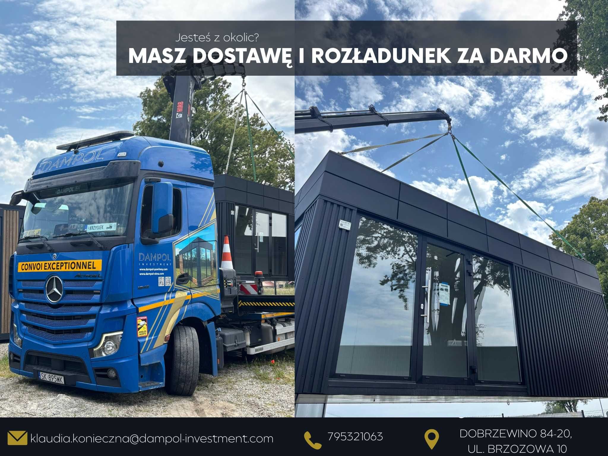 kontener usługowy 18m2 – idealny na sklep /biuro/ mobilny