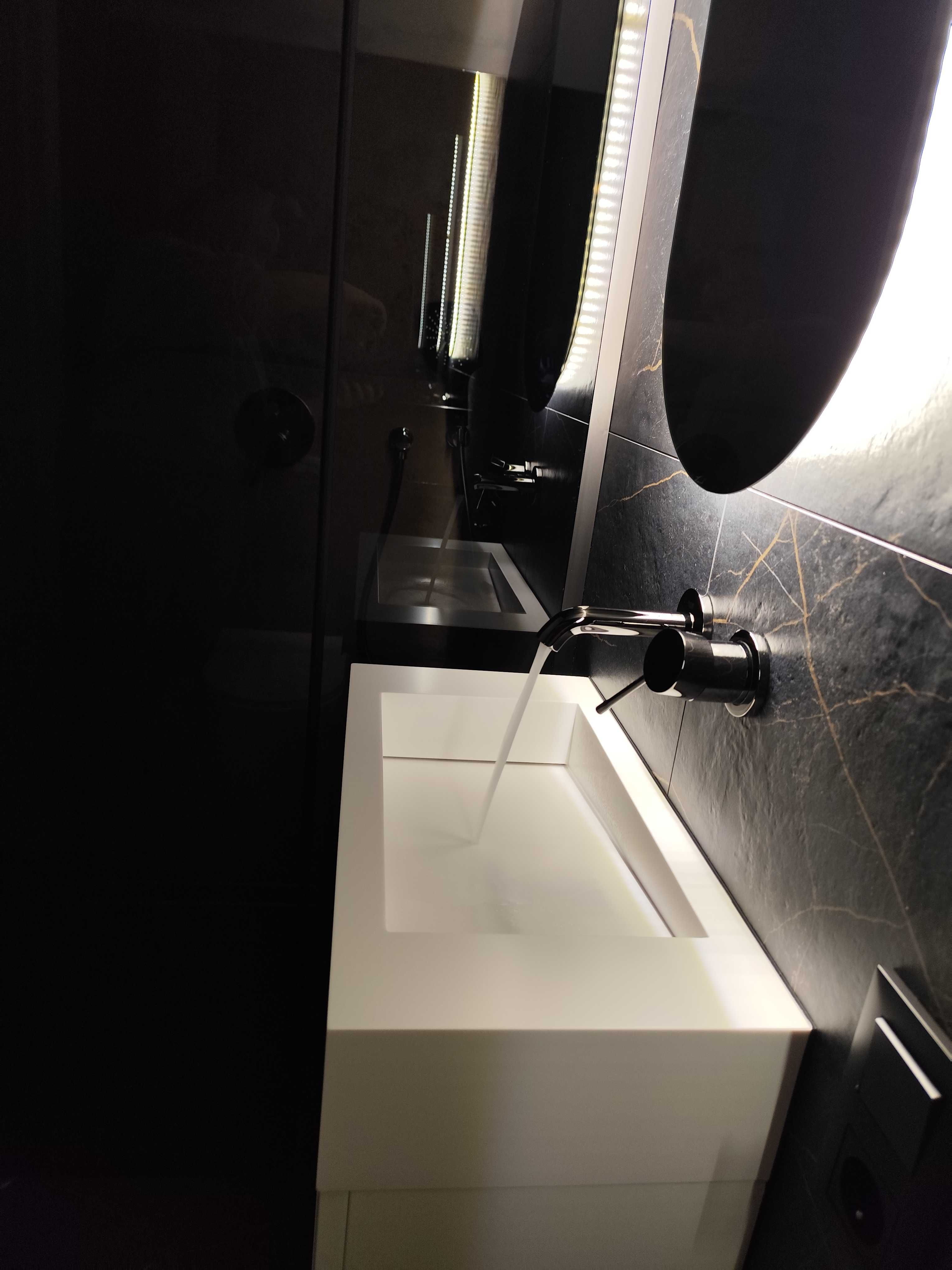 Umywalki na wymiar Corian, HiMacs, Grandex, Kerrock