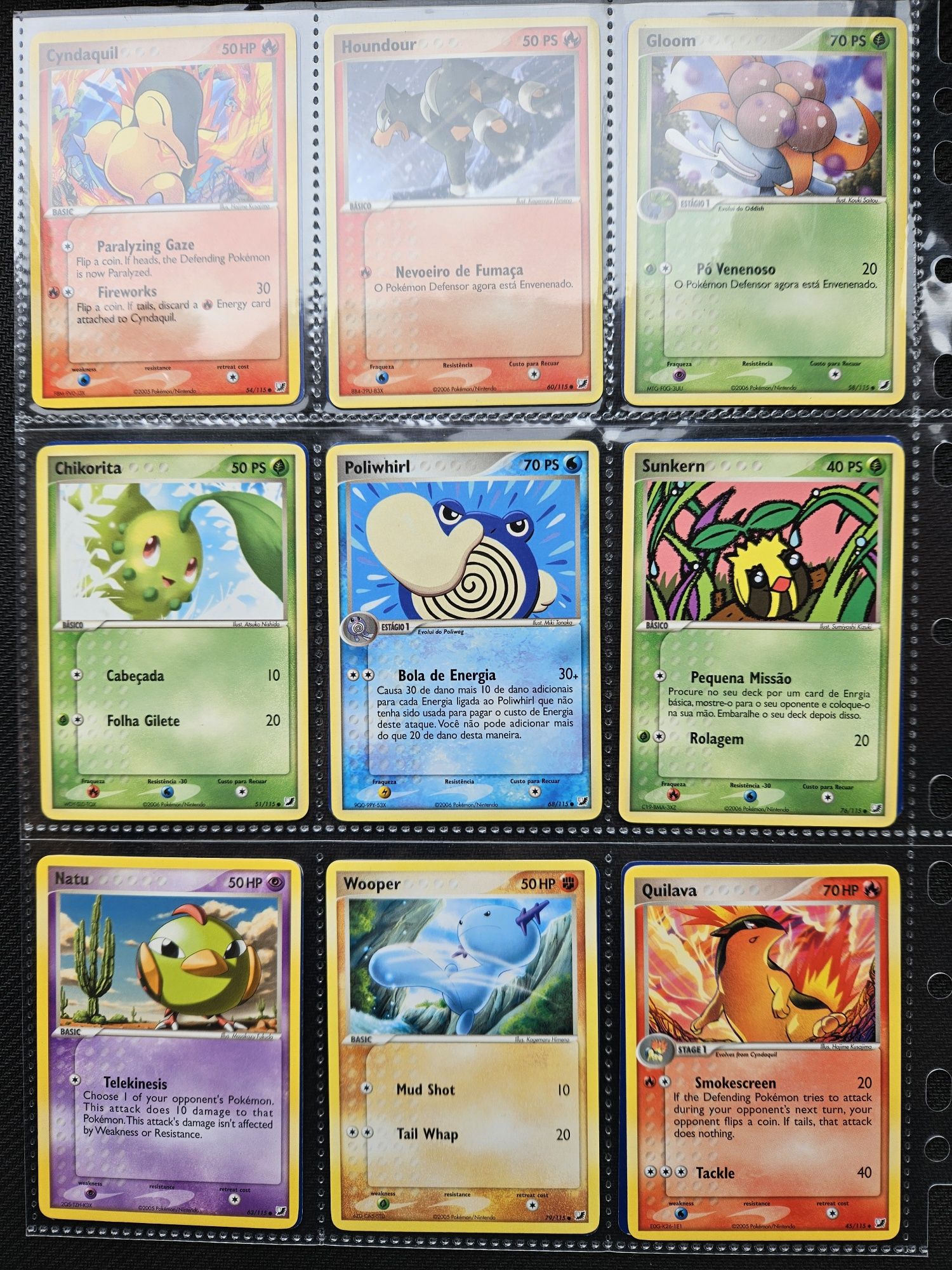 Cartas Pokémon Forças ocultas em Português